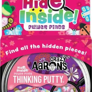 Flower Finds Hide Inside Thinking Putty 4" Tin