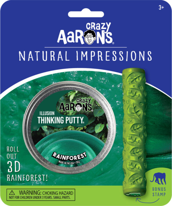 Rain Forest Natural Impressions Thinking Putty Playset