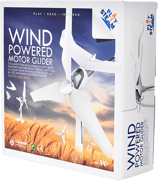 PlaySTEAM Wind Turbine Powered Motor Glider Learning Set