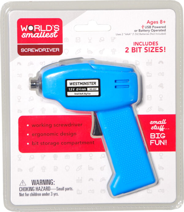 World's Smallest Screwdriver - Dual Powered