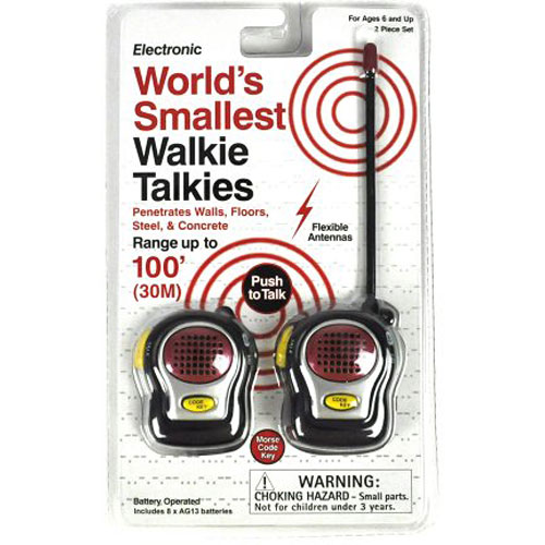 Worlds Smallest Walky Talkies