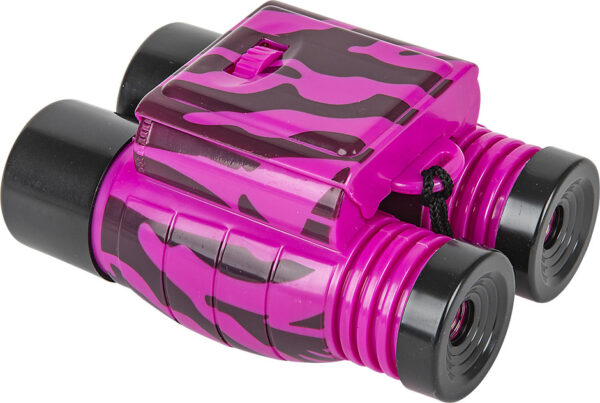 Pink Zebra Print Binoculars