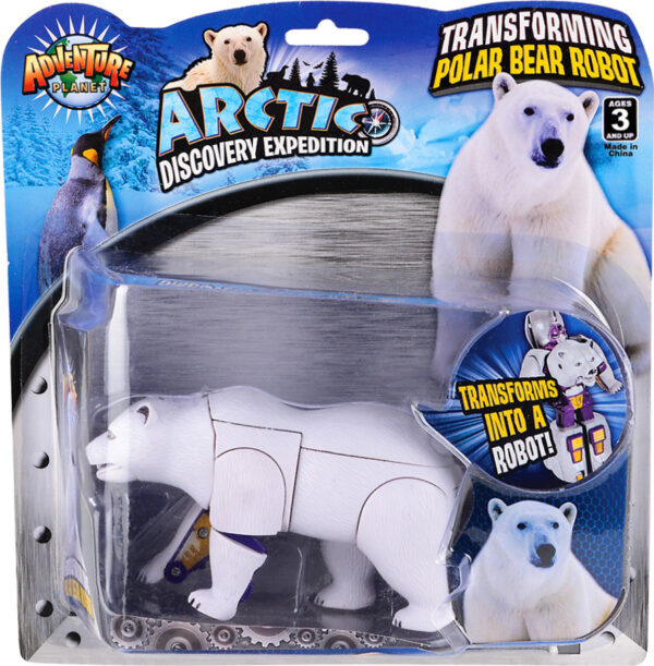 5" Polar Bear Robot Action Figure