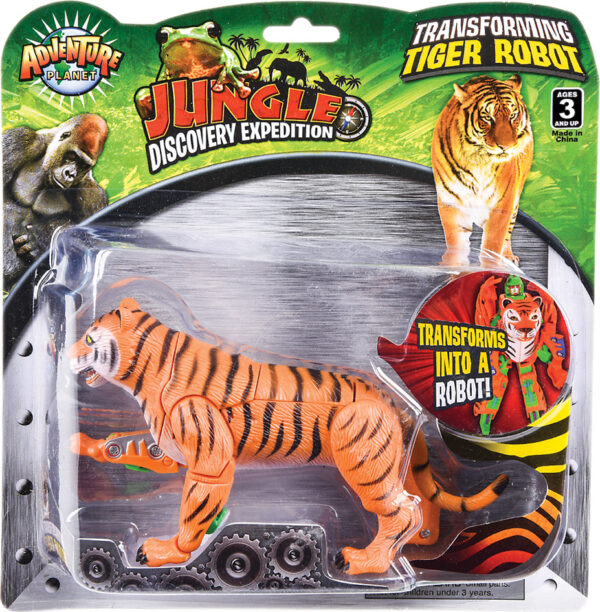 5" Tiger Robot Action Figure