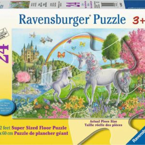 Prancing Unicorns (24 pc Floor Puzzle)