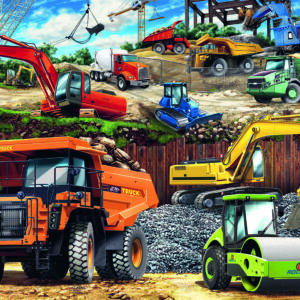 Construction Vehicles (100 pc Puzzle)