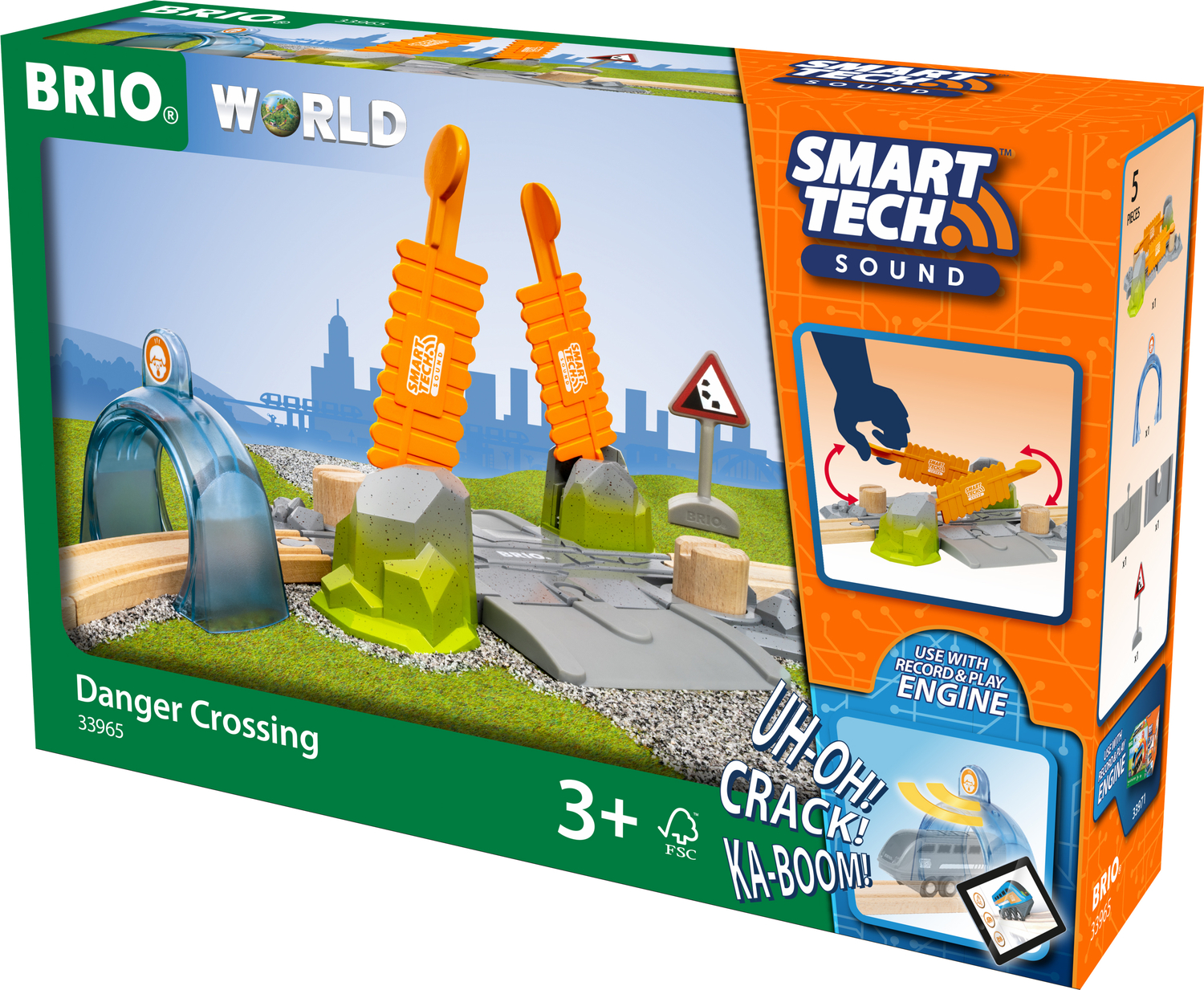 Brio Smart Tech Sound Danger Crossing, Educational & Learning Toys, Impression 5 Science Center