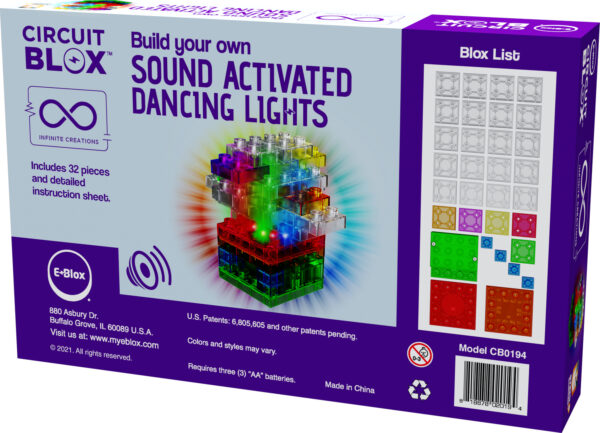 Circuit Blox Sound Activated Dancing Lights