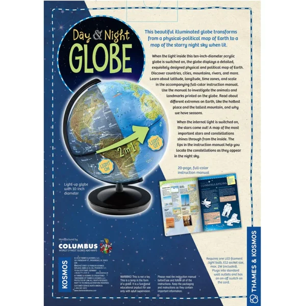 day & night globe
