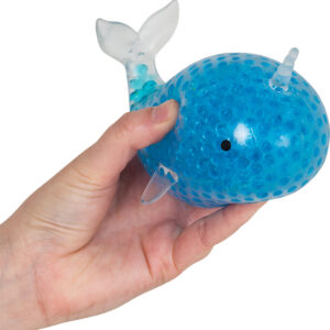 5" Light-up Squeezy Bead Narwhal