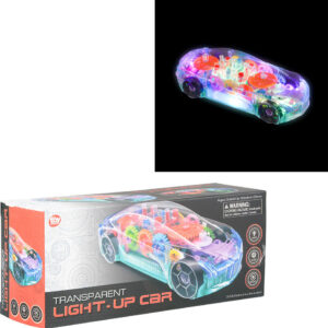 8" Light-up Transparent Car