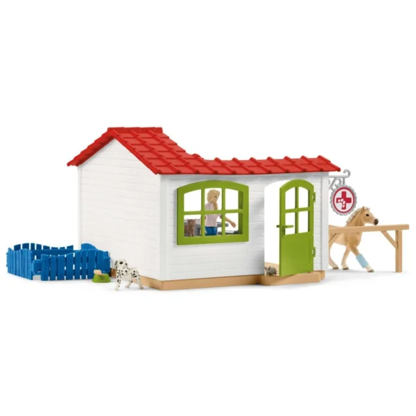 schleich vet with pets
