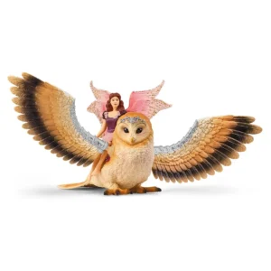 schleich fairy on owl