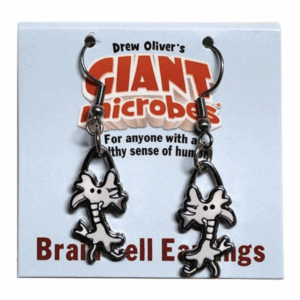 giantmicrobes brain cell earring