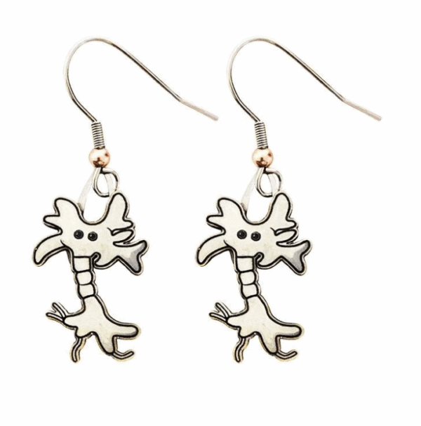 giantmicrobes brain cell earring