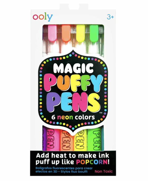 ooly puffy neon pens