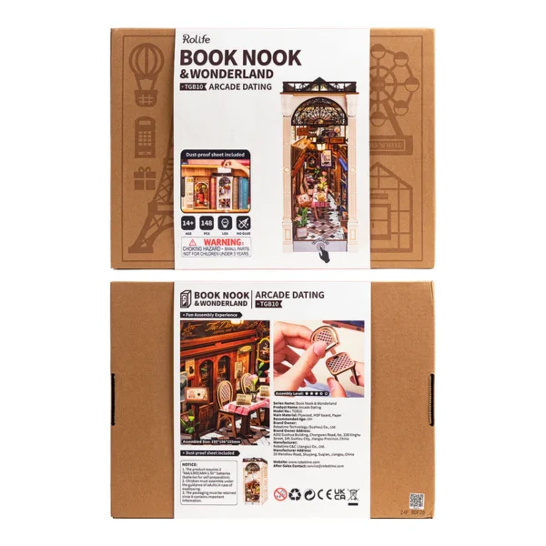 robotime arcade dating booknook