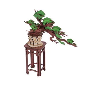 robotime evergreen pine bonsai