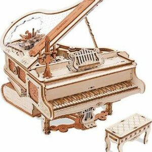 ROKR Magic Piano Mechanical Music Box 3D Wooden Puzzle