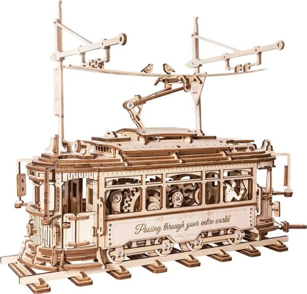 Classic City Tram 3D Wooden Puzzle