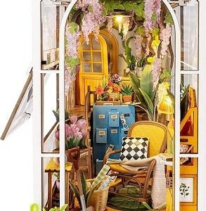 Rolife Holiday Garden House DIY Book Nook Shelf Insert