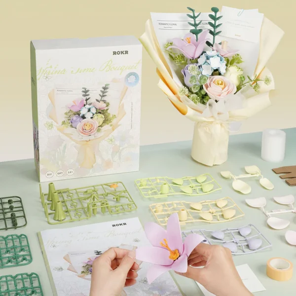 robotime spring time bouquet
