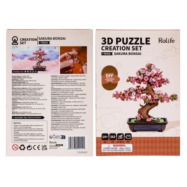 robotime sakura bonsai