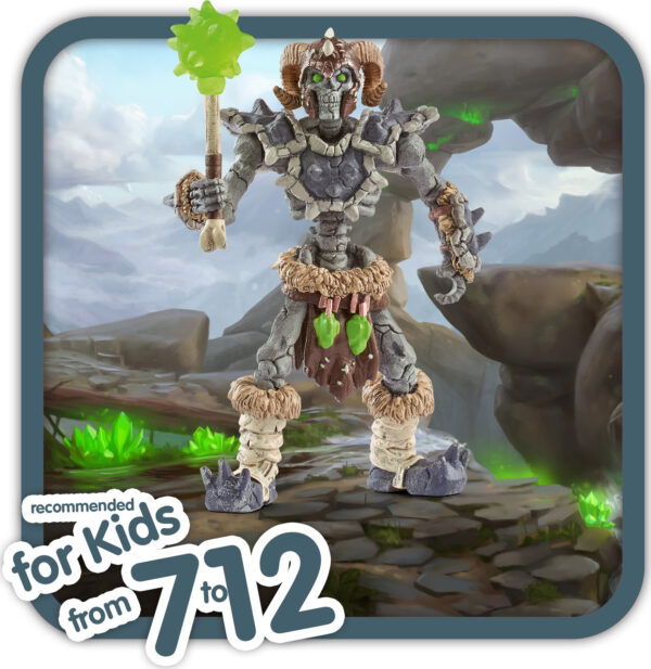 Stone Skeleton With Weapon