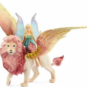 Fairy in Flight on Winged Lion