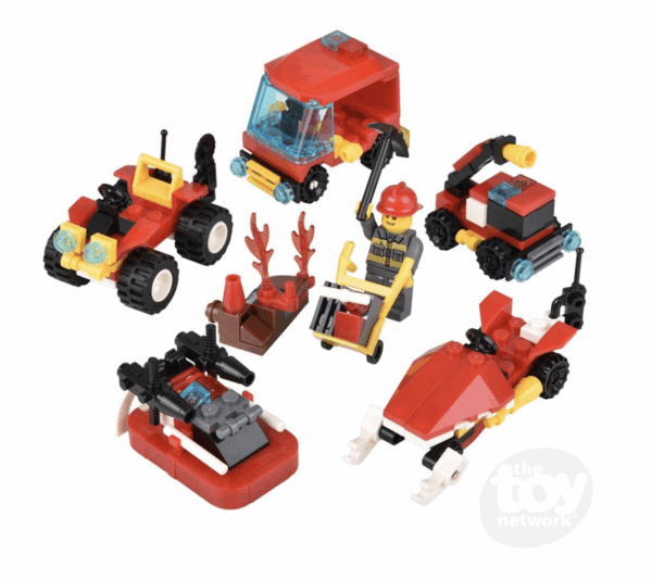 toy network fire/rescue building block