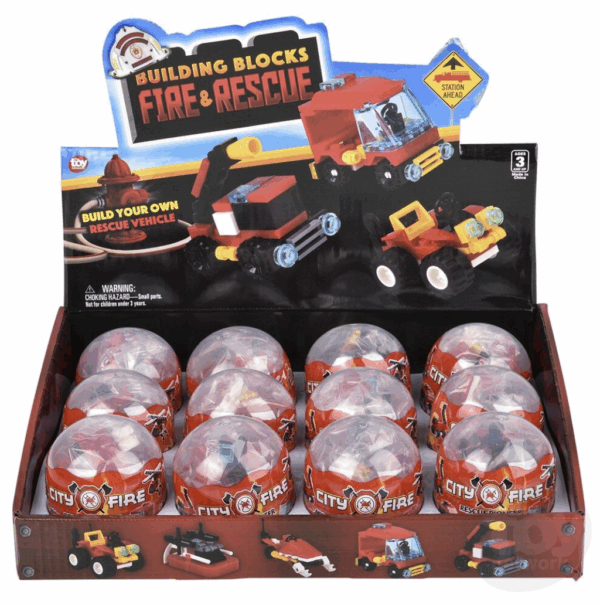 toy network fire/rescue building block