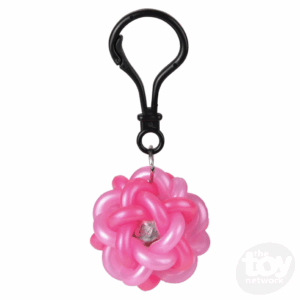 toy network 1.5" light up loop ball backpack clip