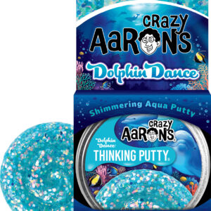 Dolphin Dance - 4" Full Size Thinking Putty tin