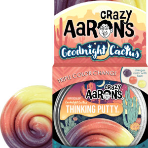 Goodnight Cactus - 4" Full Size Thinking Putty Tin