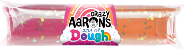Land of Dough " Light Pink / Orange " Glitter Roll