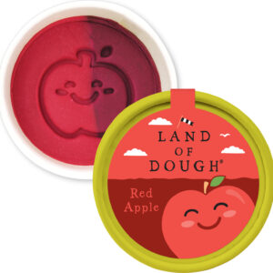 Land of Dough Red Apple 1 ounce Mini Cup