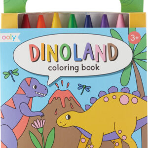 Carry Along Coloring Book Set - Dinoland