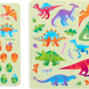 Play Again Reusable Stickers Daring Dinos