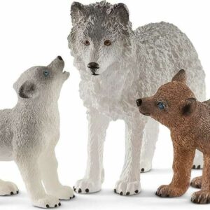 Mother Wolf with Pups