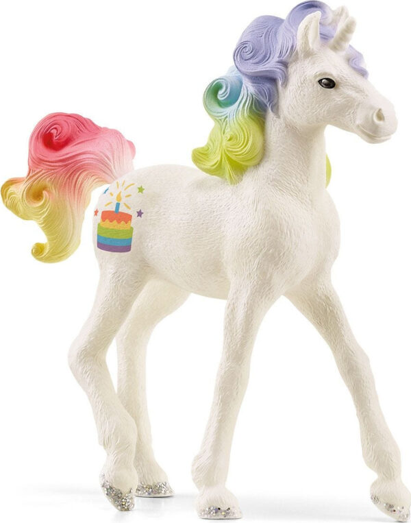 schleich Collectible Unicorn Rainbow Cake
