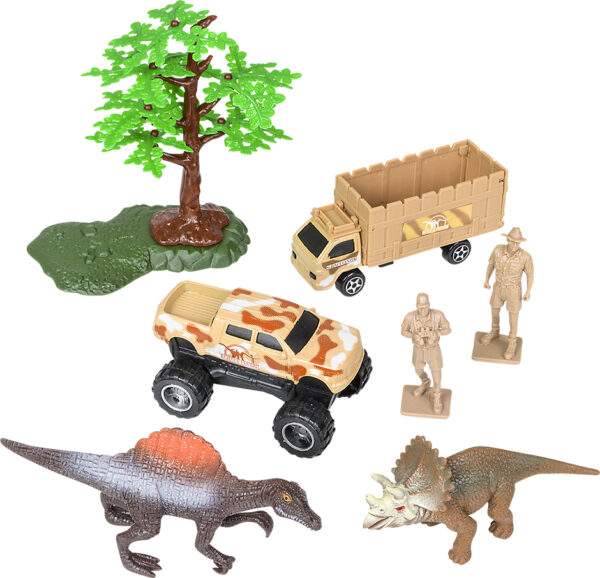6 pc Dinosaur Playset