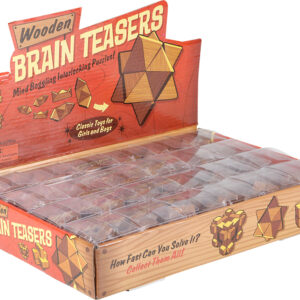 1.75" Wooden Brain Teasers