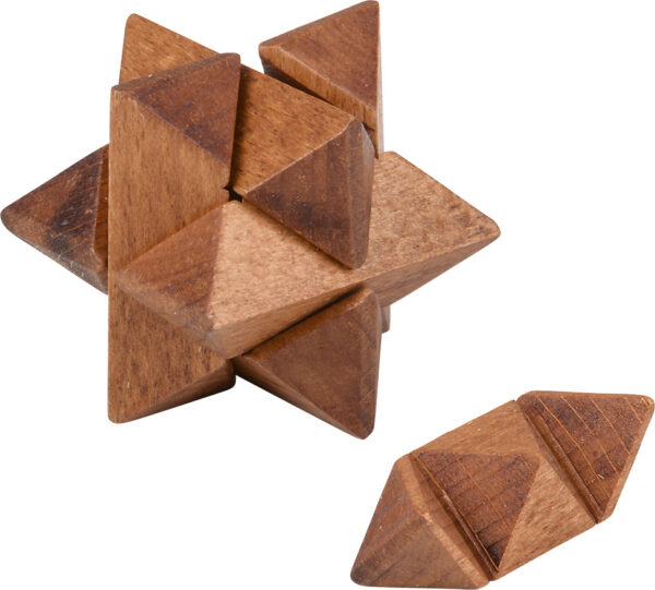 1.75" Wooden Brain Teasers