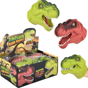 Stretchy Dinosaur Hand Puppet 6"