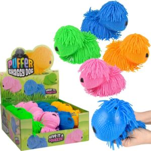 7" Shaggy Puffer Dog (assorted)