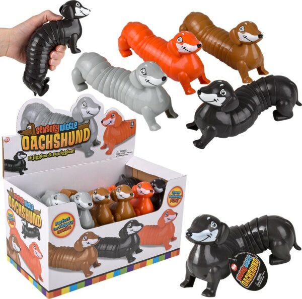 7.5" Wiggle Sensory Dachshund (assorted)