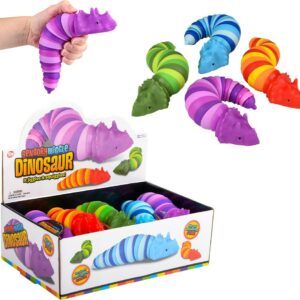 8" Wiggle Sensory Dinosaur (assortment - sold individually)