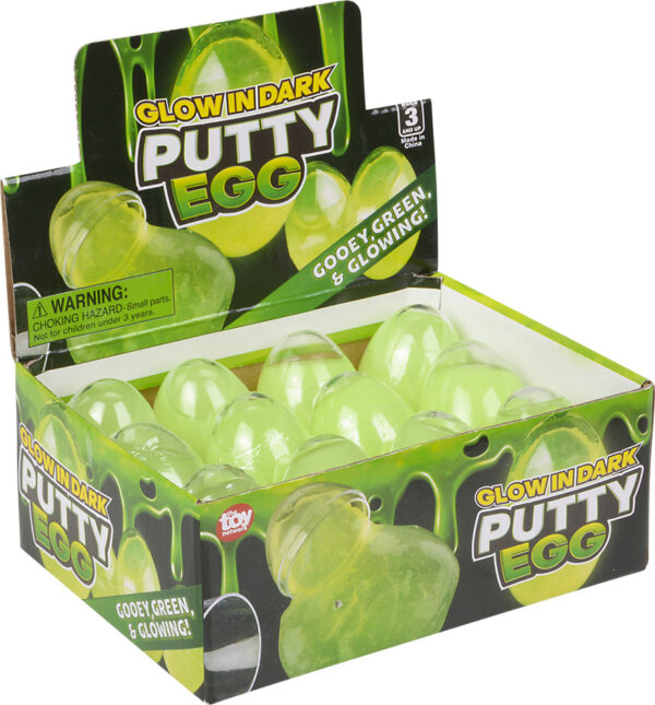 Glow In Dark Putty Egg