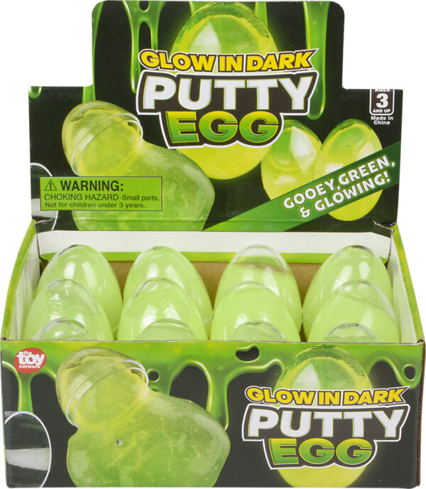 Glow In Dark Putty Egg