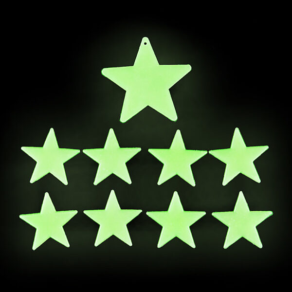 Glow In Dark Star and Moon Stick Ons
